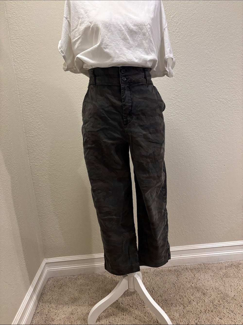 Evereve Cargo Pants in Dark Camouflage